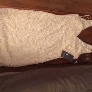 THEIA cream cocktail dress. Never worn.